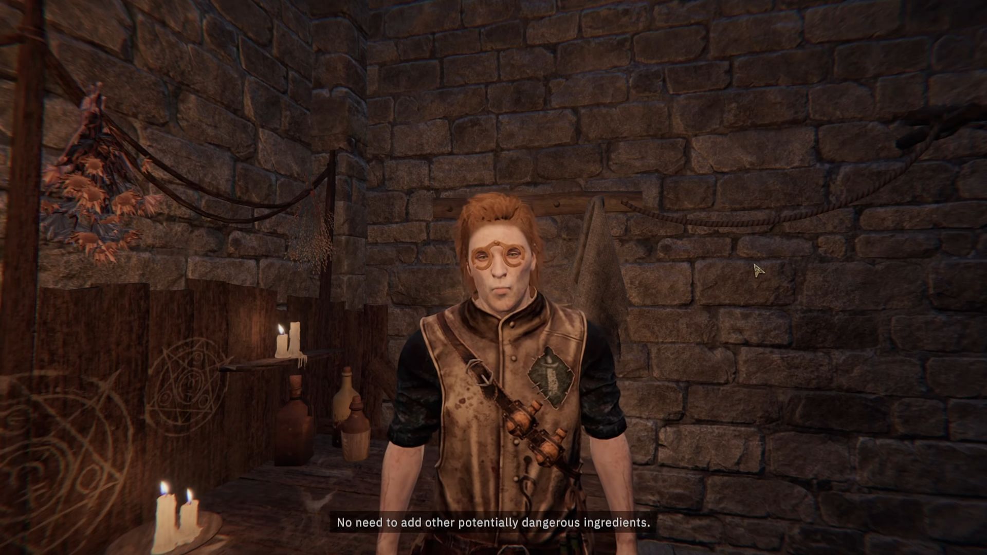 Jann Heber in the Pain Relief quest (Image via Awaken Realms // YouTube@ChilledCodex)